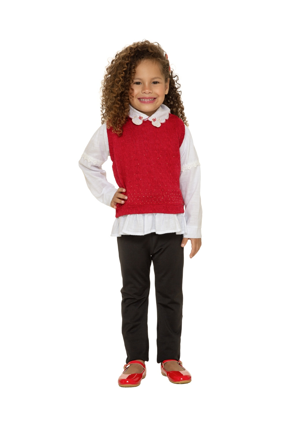 Conjunto Feminino Infantil Aconchego Cristal
