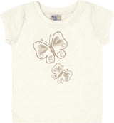Conjunto Feminino Infantil Blusinha e Shorts Sarja Pulla Bulla
