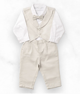 Conjunto Masculino Infantil Batizado Murilo Como Colete