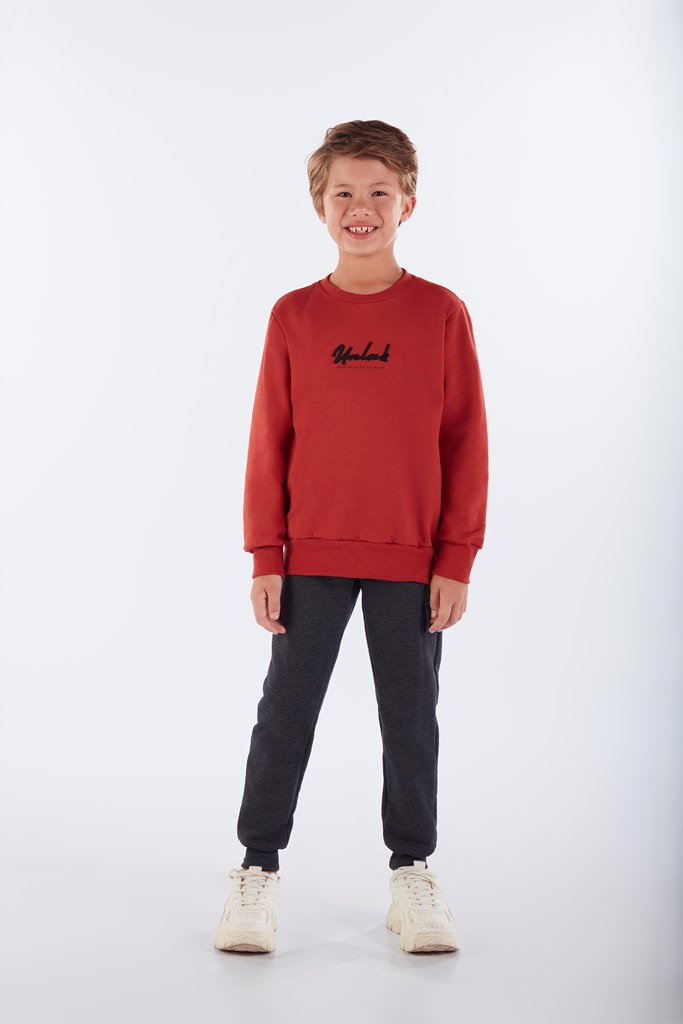 Conjunto Masculino Infantil Moletom Blusa e Calça Unlock