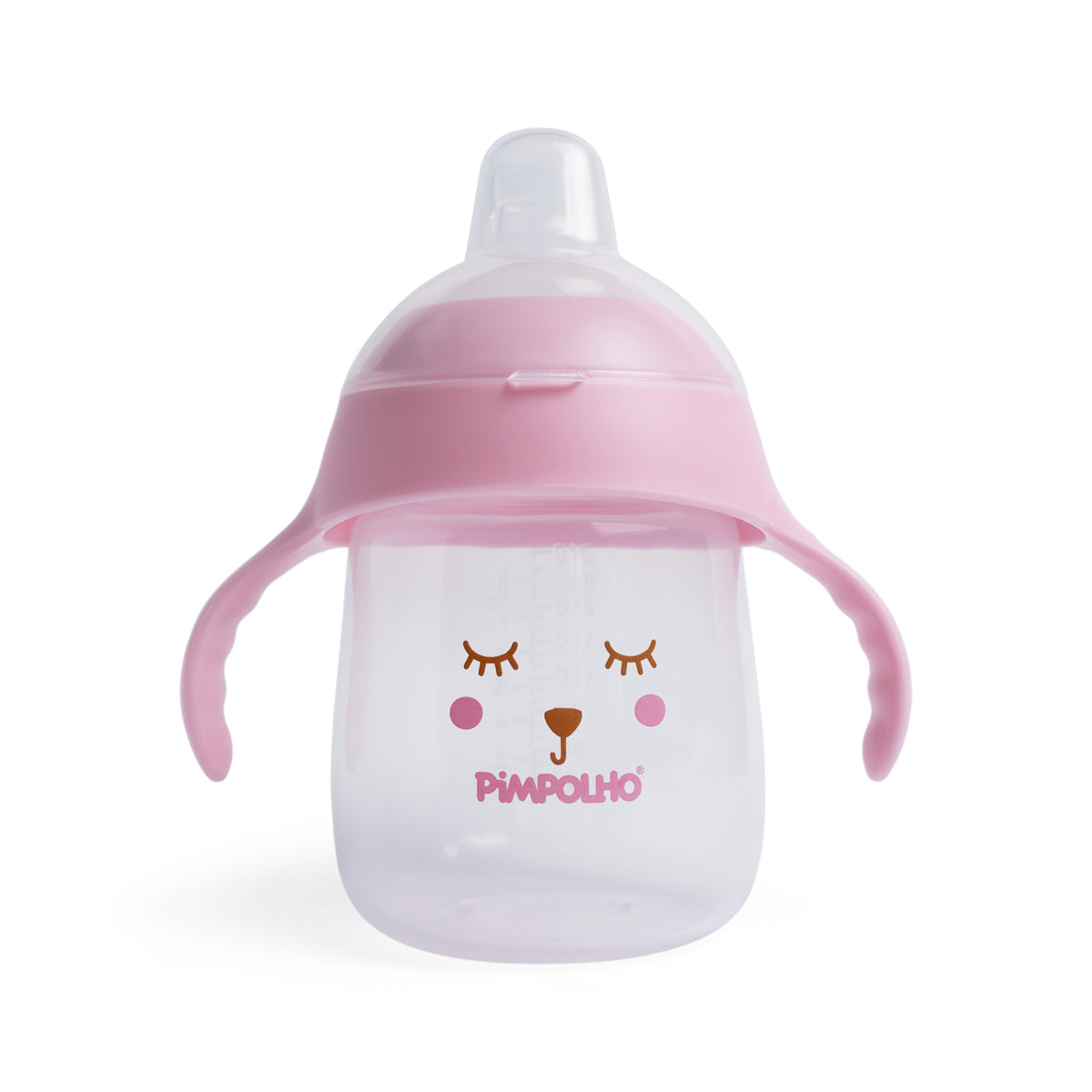 Copo de Treinamento 240ml Urso Feminina Pimpolho Rosa
