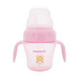 Copo de Treinamento com Alça e Bico Flexível 150ml Feminina Pimpolho Rosa/Girafa