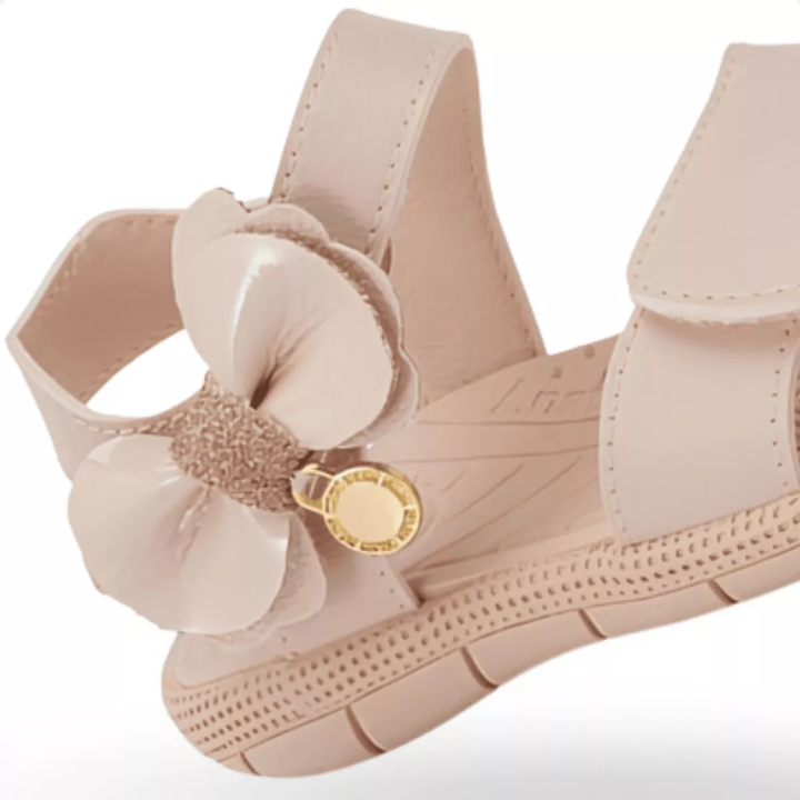 Sandália Feminina Infantil Papete Tic Tac Casual