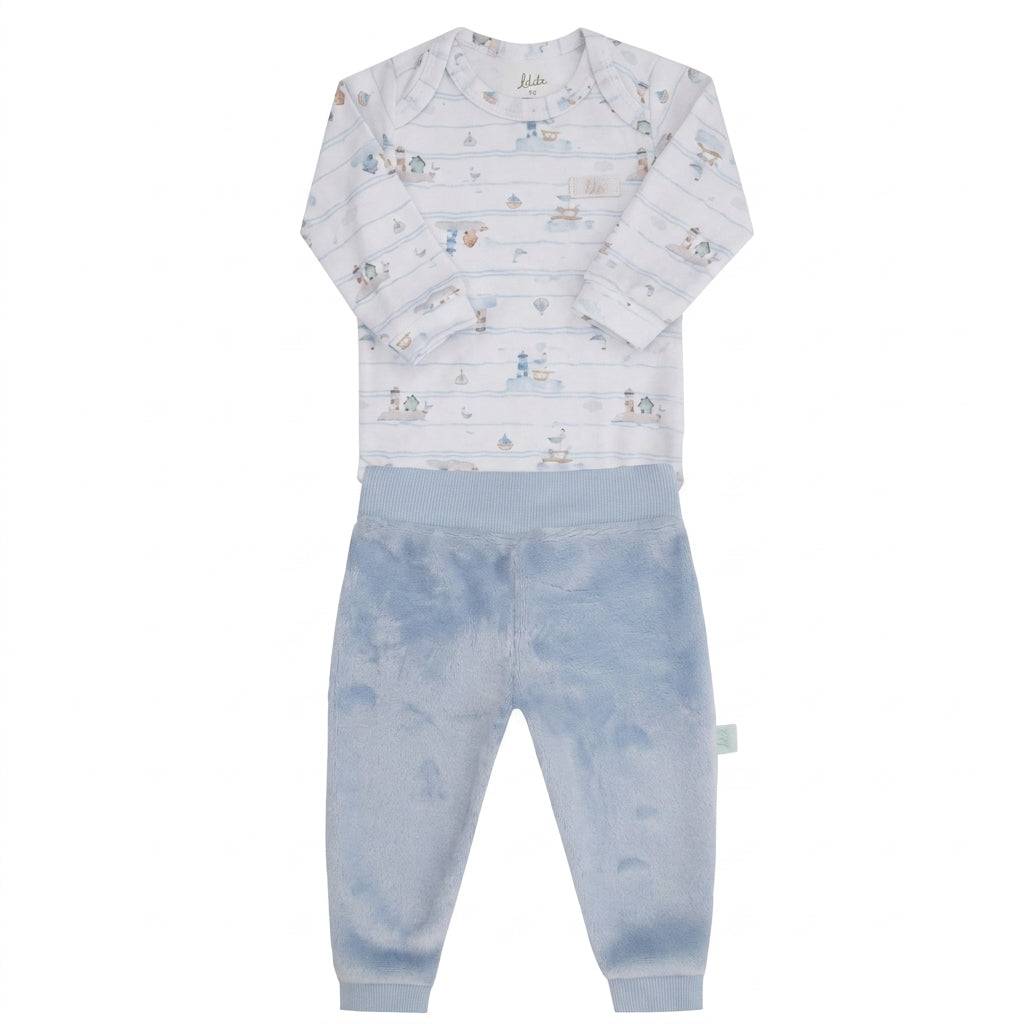 Conjunto Masculino Bebê Elefantinho Paraiso – Doçura e Conforto em Miniatura