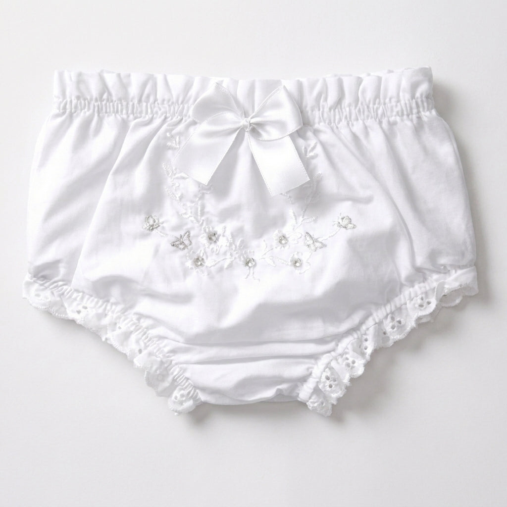 Calcinha Infantil Tricoline com Babados e Conforto