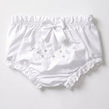 Calcinha Infantil Tricoline com Babados e Conforto