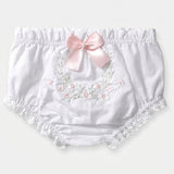 Calcinha Infantil Tricoline com Babados e Conforto