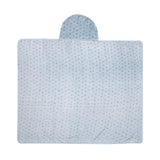 Cobertor Bordado de Microfibra Papi Friends com Capuz Tubarão Blu - Conforto Exclusivo para Seu Bebê