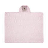 Cobertor Bordado de Microfibra Papi Friends com Capuz Ursa Ema - Conforto Exclusivo para Seu Bebê