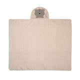 Cobertor Bordado de Microfibra Papi Friends com Capuz Urso Ted - Conforto Exclusivo para Seu Bebê