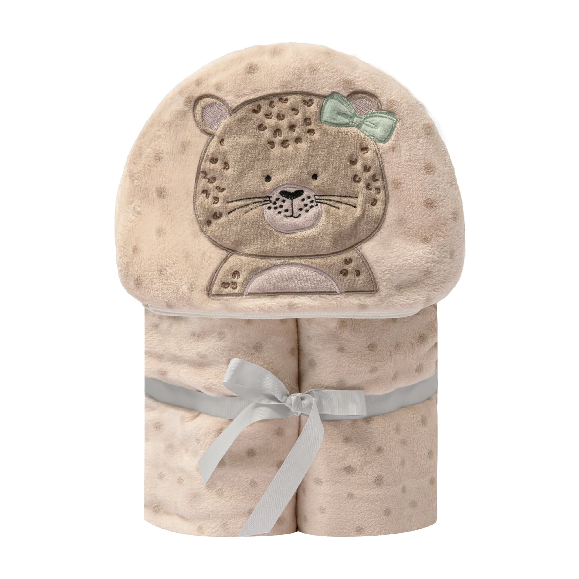 Toalha de Banho Papi Soft com Capuz Bordado - Conforto Exclusivo para Seu Bebê