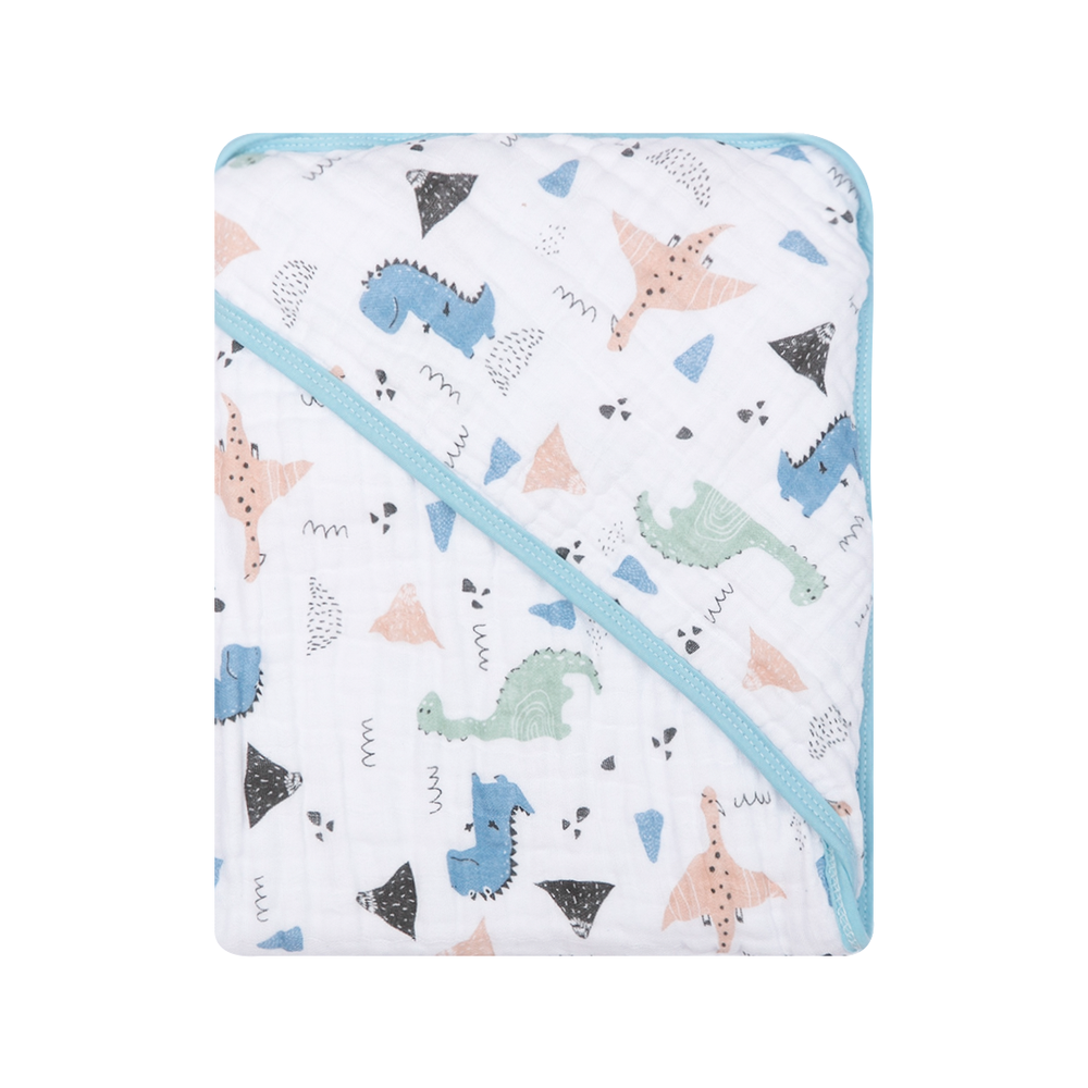 Toalha de Banho Papi Soft com Capuz Jurassic 80x80cm – Conforto e Qualidade Exclusiva