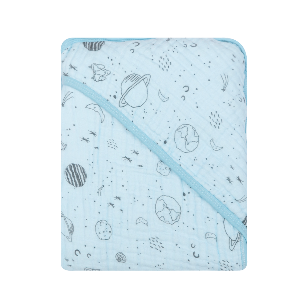 Toalha de Banho Papi Soft com Capuz Astronauta 80x80cm – Conforto e Qualidade Exclusiva
