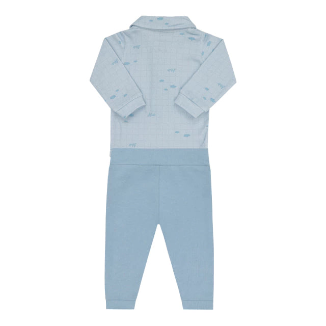 Conjunto Masculino Bebê Body e Calça Paraiso – Conforto e Qualidade Exclusiva