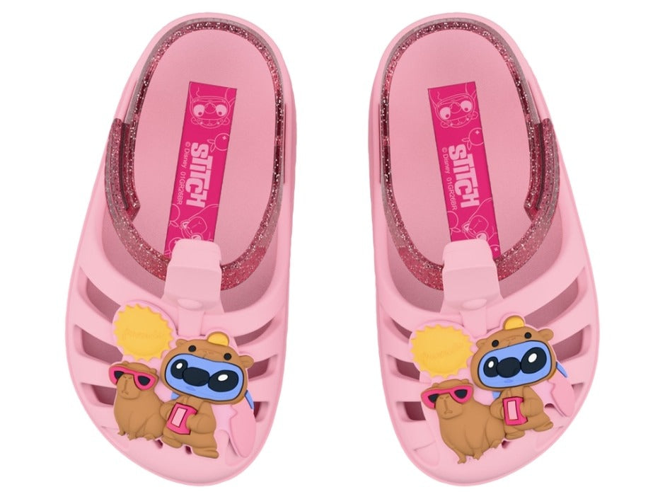 Sandália Disney Magic Ara Rosa Médio – Conforto e Encanto para Pequenos Pés