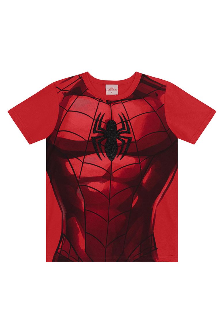 Camiseta Masculina Infantil Spider Man