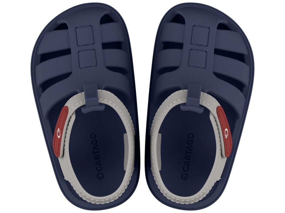 Sandália Cartago Oslo II Azul/Cinza – Conforto e Estilo no Dia a Dia