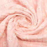 Toalha de Banho Papi Soft com Capuz Estampado - Margaridas