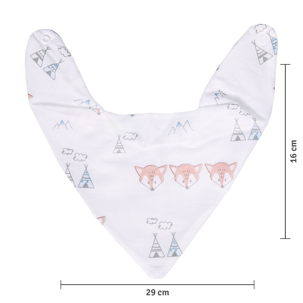 Kit Babador Bandana Papi Baby – 2 Unidades Tamanho Único Oca
