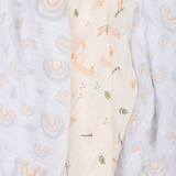Cueiro swaddle papi soft estampado 80cm x 80cm contém 03 un passeio dos patinhos