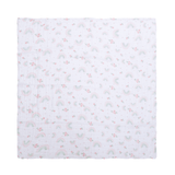 Cueiro swaddle papi soft estampado 80cm x 80cm contém 03 un arco de flores