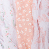 Cueiro swaddle papi soft estampado 80cm x 80cm contém 03 un margaridas