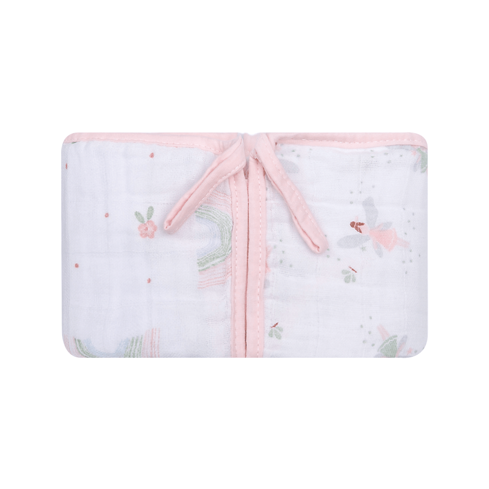 Paninho de boca papi soft c/prendedor de chupeta est 40cm x 40cm contém 02 un arco de flores