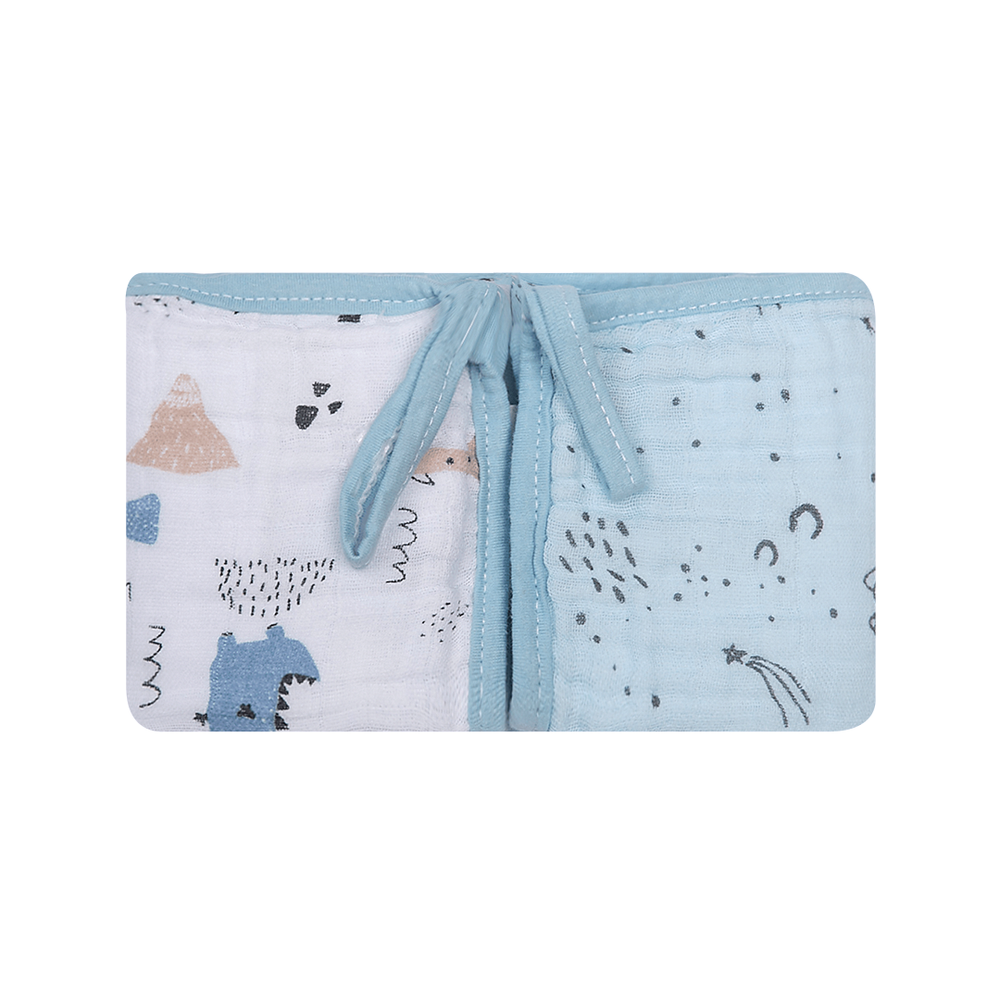 Paninho de boca papi soft c/prendedor de chupeta est 40cm x 40cm contém 02 un jurassic
