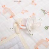 Paninho de boca papi soft c/prendedor de chupeta est 40cm x 40cm contém 02 un passeio dos patinhos