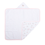Toalha de Banho Papi Soft com Capuz Bordado Fadinhas - Conforto Exclusivo para Seu Bebê