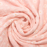 Toalha de Banho Papi Soft com Capuz Bordado Margaridas - Conforto Exclusivo para Seu Bebê