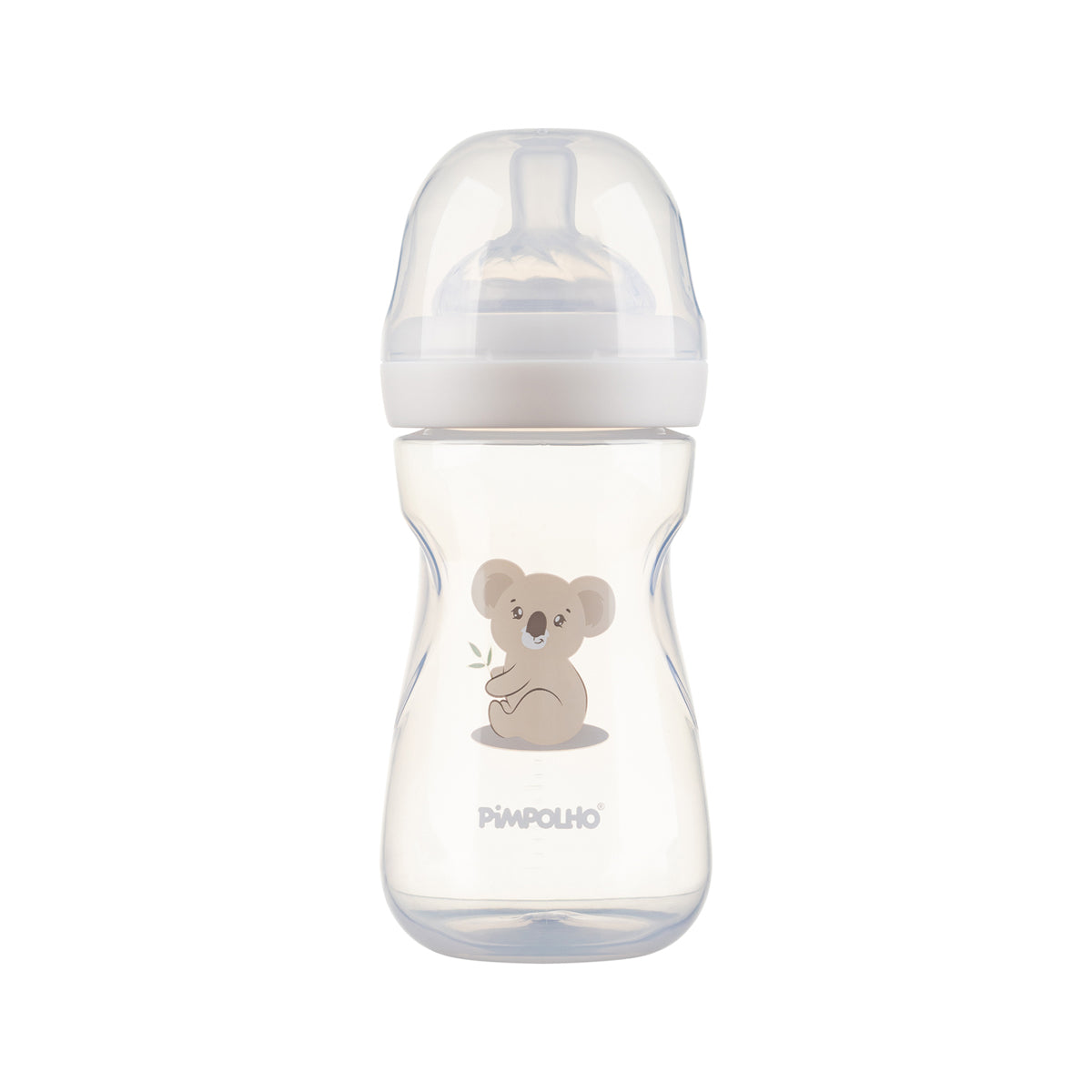 Mamadeira Serena Pimpolho Coala Branca – 260ml de Conforto e Segurança