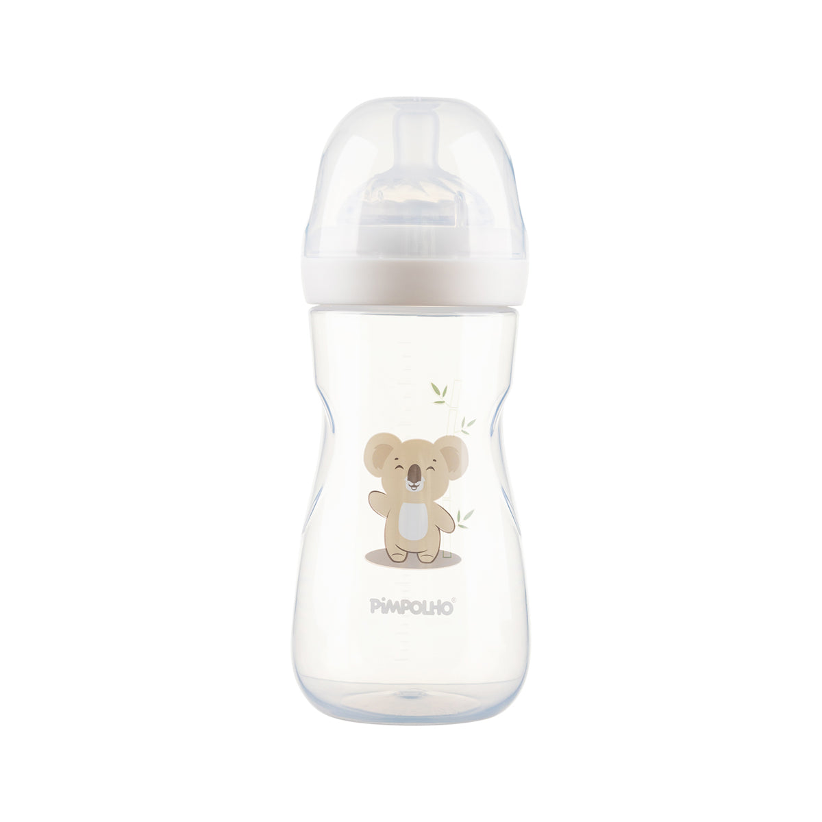 Mamadeira Serena Pimpolho Coala Branca – 330ml de Conforto e Segurança