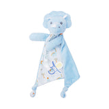 Naninha com Prendedor de Chupeta Masculina Pimpolho Azul/Leão Marinho