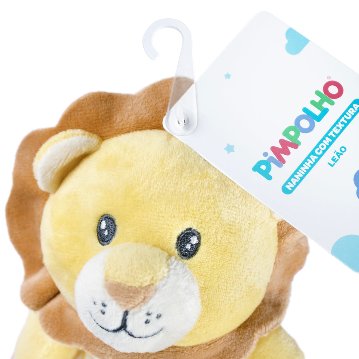 Naninha com Textura Leão Unissex Pimpolho Amarelo