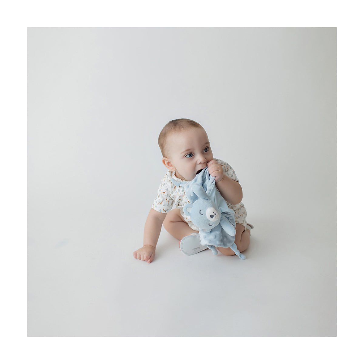 Naninha com Textura Masculina Pimpolho Urso/Azul