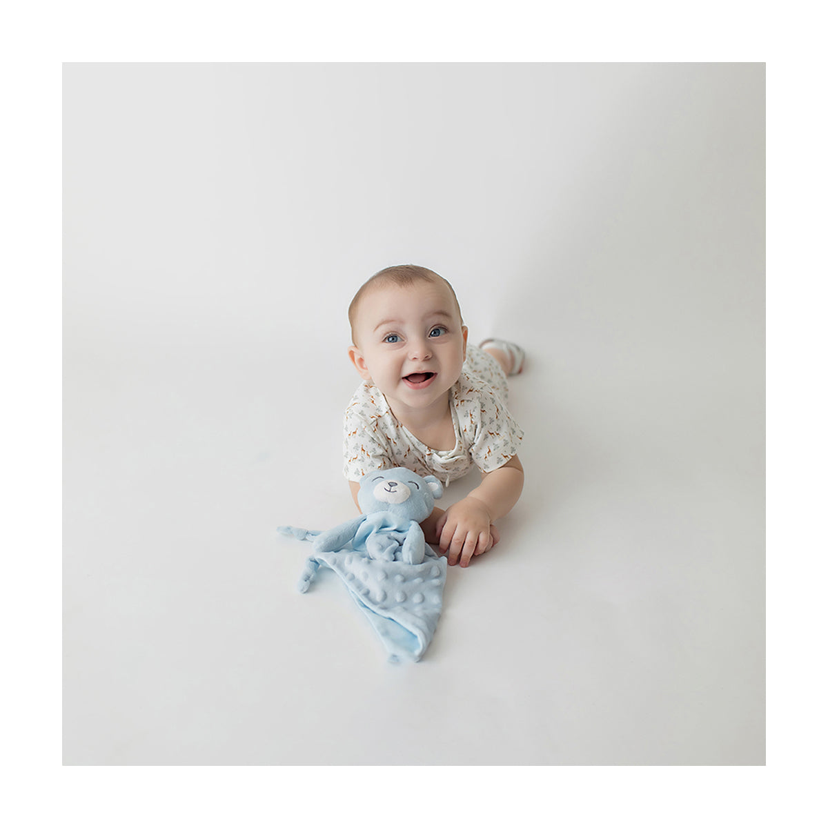 Naninha com Textura Masculina Pimpolho Urso/Azul
