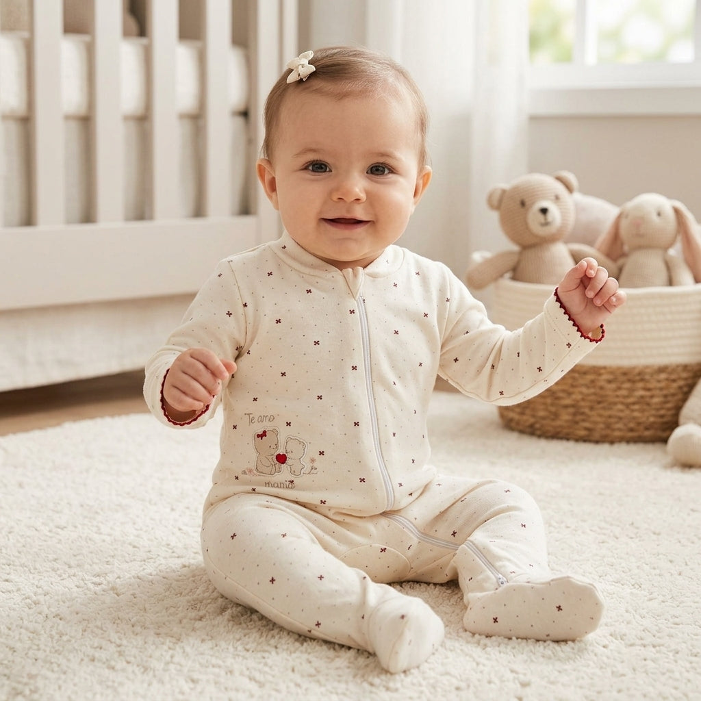 Macacão Feminino Urso Te Amo Mamãe – Conforto e Qualidade Exclusiva