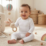 Conjunto Longo Body Canelado Bordado – Conforto e Elegância para Bebês