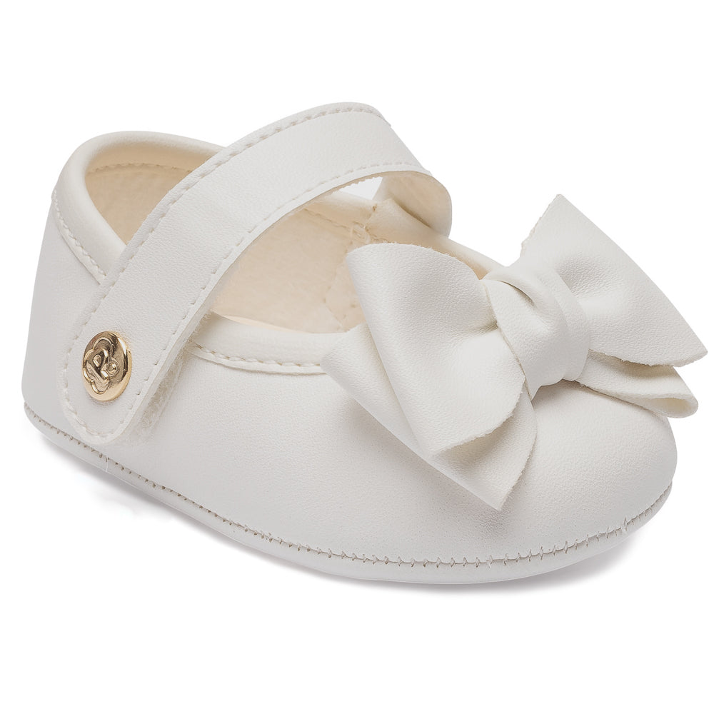 Sapatilha Boneca Pimpolho Fase 01 Branca – Elegância e Conforto para Batizado