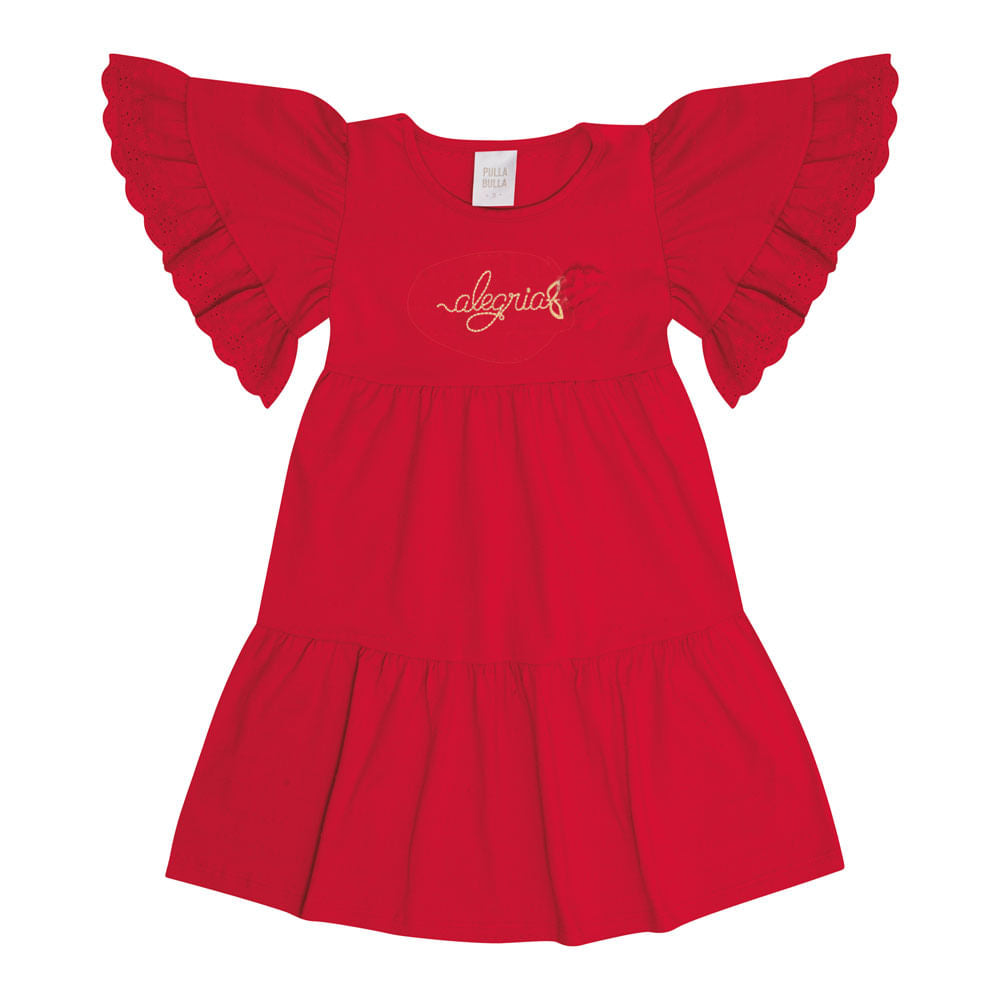 Vestido Feminino Infantil Alegria