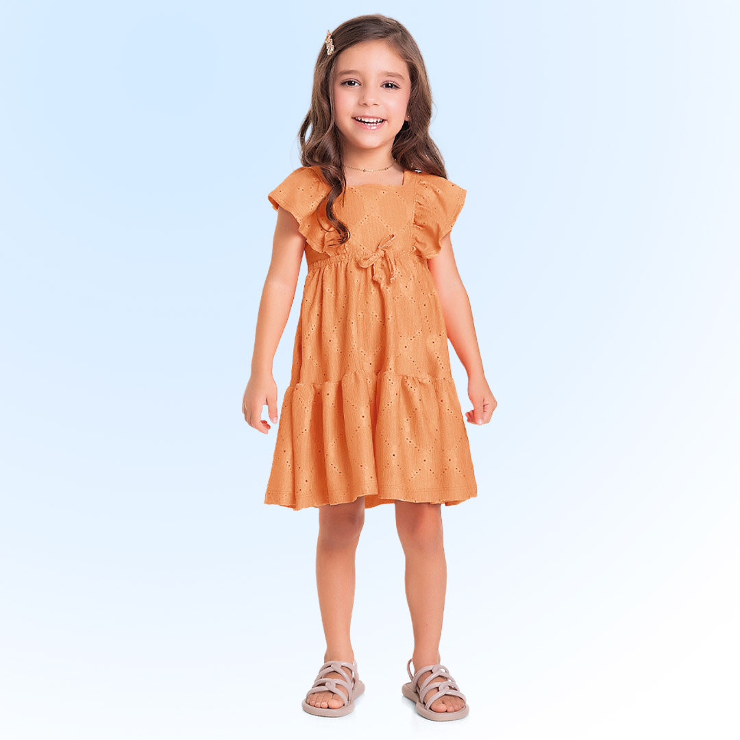Vestido Feminino Infantil Em Lazie