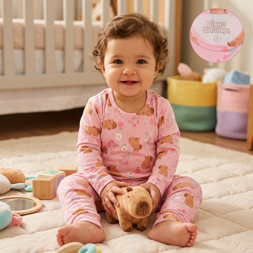 Conjunto Feminino Térmico em Suplex Sublimado Leve e Confortável